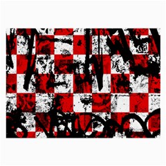Emo Checker Graffiti Glasses Cloth (Large, Two Sides) from ArtsNow.com Back