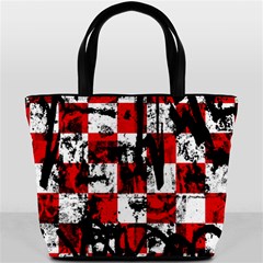 Emo Checker Graffiti Bucket Bag from ArtsNow.com Front