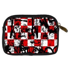 Emo Checker Graffiti Digital Camera Leather Case from ArtsNow.com Back