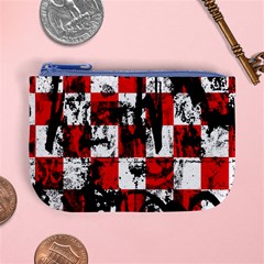 Emo Checker Graffiti Mini Coin Purse from ArtsNow.com Front