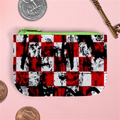 Emo Checker Graffiti Mini Coin Purse from ArtsNow.com Front