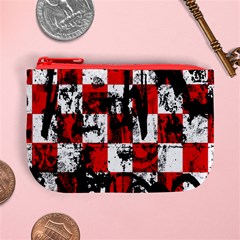 Emo Checker Graffiti Mini Coin Purse from ArtsNow.com Front