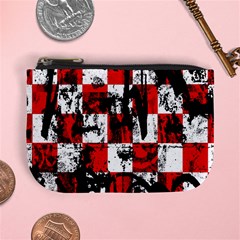 Emo Checker Graffiti Mini Coin Purse from ArtsNow.com Front
