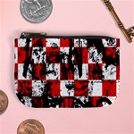 Emo Checker Graffiti Mini Coin Purse