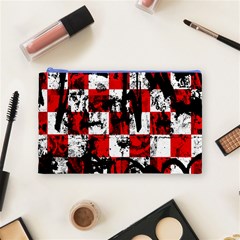 Emo Checker Graffiti Cosmetic Bag (Medium) from ArtsNow.com Front