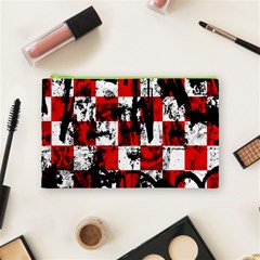 Emo Checker Graffiti Cosmetic Bag (Medium) from ArtsNow.com Front