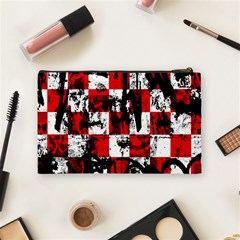 Emo Checker Graffiti Cosmetic Bag (Medium) from ArtsNow.com Back