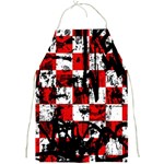 Emo Checker Graffiti Full Print Apron