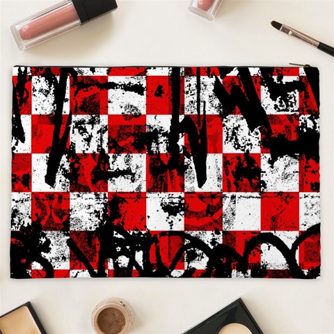 Emo Checker Graffiti Cosmetic Bag (XXL) from ArtsNow.com Back