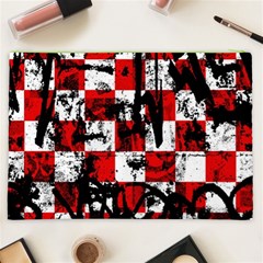 Emo Checker Graffiti Cosmetic Bag (XXL) from ArtsNow.com Back