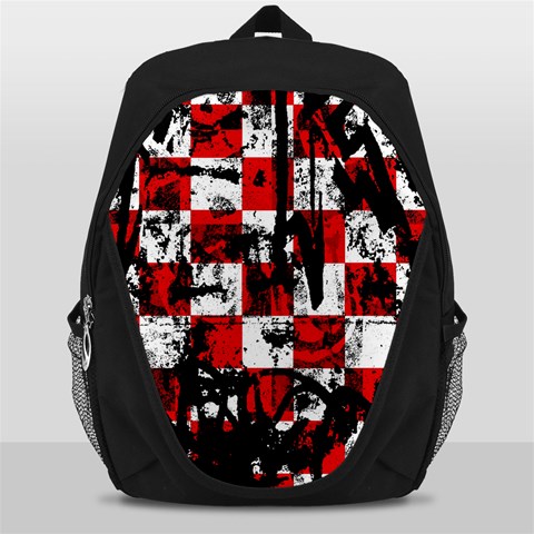 Emo Checker Graffiti Backpack Bag from ArtsNow.com Front