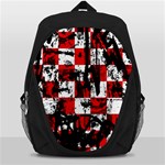 Emo Checker Graffiti Backpack Bag