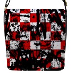 Emo Checker Graffiti Flap closure messenger bag (Small)