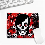 Emo Girl Skull Small Mousepad