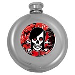 Emo Girl Skull Hip Flask (5 oz)