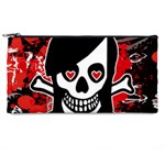 Emo Girl Skull Pencil Case