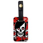 Emo Girl Skull Luggage Tag (one side)