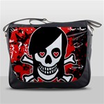 Emo Girl Skull Messenger Bag