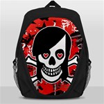 Emo Girl Skull Backpack Bag