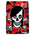 Emo Girl Skull Removable Flap Cover (Large)