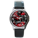 Emo Graffiti Round Metal Watch