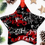 Emo Graffiti Ornament (Star)