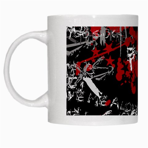 Emo Graffiti White Mug from ArtsNow.com Left