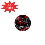 Emo Graffiti 1  Mini Button (10 pack) 