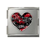 Emo Graffiti Mega Link Heart Italian Charm (18mm)