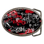 Emo Graffiti Belt Buckle