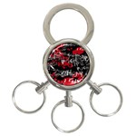 Emo Graffiti 3-Ring Key Chain