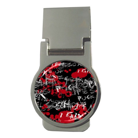 Emo Graffiti Money Clip (Round) from ArtsNow.com Front