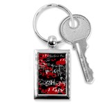 Emo Graffiti Key Chain (Rectangle)