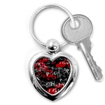 Emo Graffiti Key Chain (Heart)