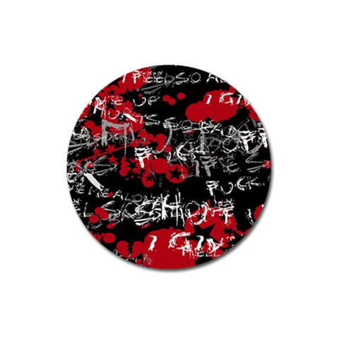 Emo Graffiti Magnet 3  (Round) from ArtsNow.com Front