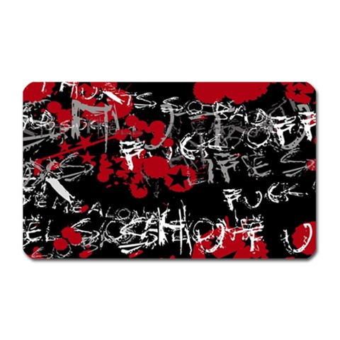 Emo Graffiti Magnet (Rectangular) from ArtsNow.com Front