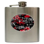 Emo Graffiti Hip Flask (6 oz)