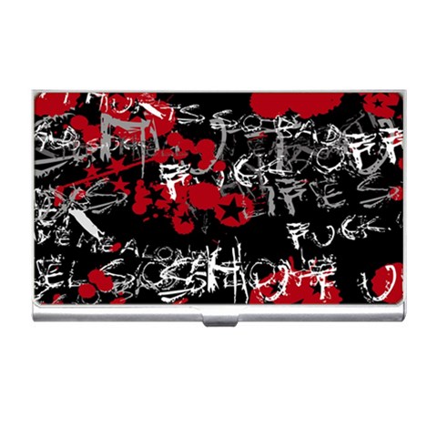 Emo Graffiti Business Card Holder from ArtsNow.com Front