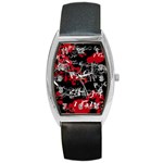 Emo Graffiti Barrel Style Metal Watch