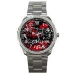 Emo Graffiti Sport Metal Watch