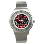 Emo Graffiti Stainless Steel Watch