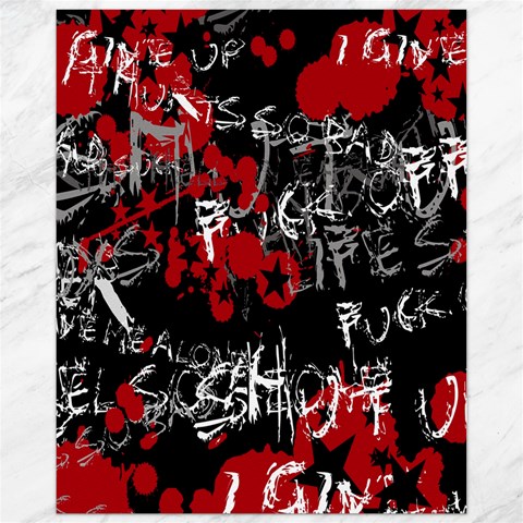 Emo Graffiti Canvas 11  x 14  from ArtsNow.com 10.95 x13.48  Canvas - 1
