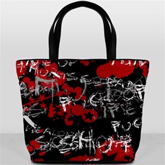 Emo Graffiti Bucket Bag from ArtsNow.com Front