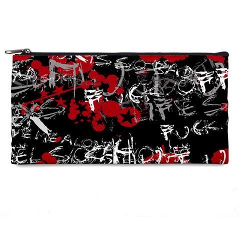 Emo Graffiti Pencil Case from ArtsNow.com Front