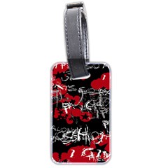 Emo Graffiti Luggage Tag (two sides) from ArtsNow.com Back