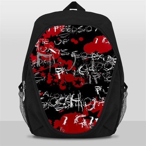 Emo Graffiti Backpack Bag from ArtsNow.com Front
