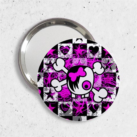 Emo Scene Girl Skull 2.25  Handbag Mirror from ArtsNow.com Front