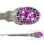 Emo Scene Girl Skull Letter Opener