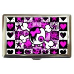 Emo Scene Girl Skull Cigarette Money Case