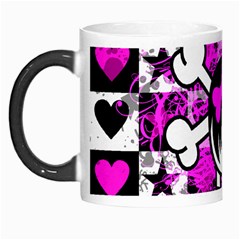 Emo Scene Girl Skull Morph Mug from ArtsNow.com Left